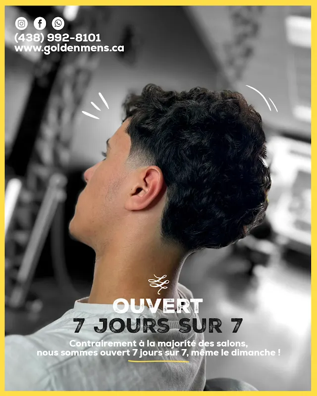 Les Salons Golden Men’s Barbershop Cartierville — Barber shop in Montreal